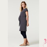 Noppies Zwangerschapslegging 3/4 Capri  Naadloos Blauw