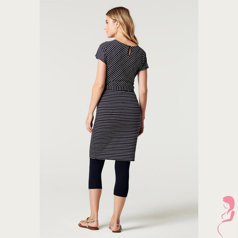 Noppies Zwangerschapslegging 3/4 Capri Naadloos Donker Blauw