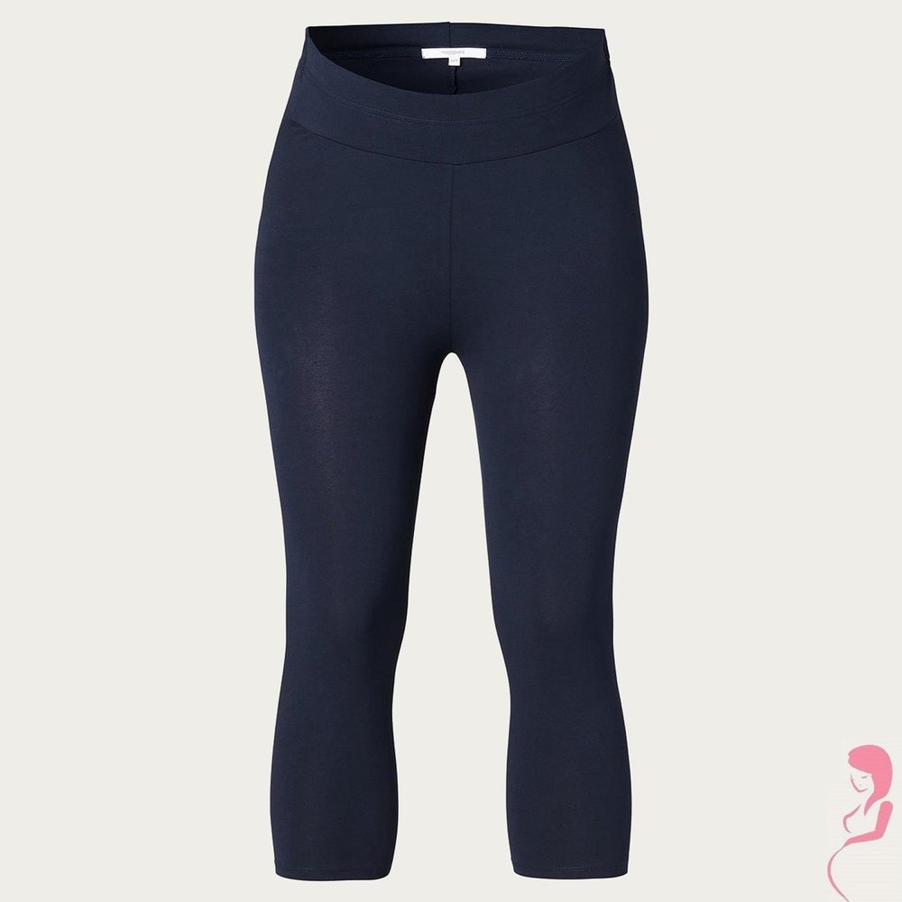 Noppies Zwangerschapslegging 3/4 Capri Naadloos Donker Blauw