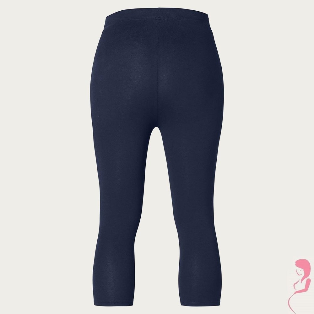 Noppies Zwangerschapslegging 3/4 Capri Naadloos Donker Blauw