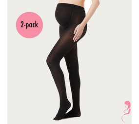 Noppies Zwangerschapspanty 2-Pack 50 Den Zwart Noppies Zwangerschapspanty 2-Pack 50 Den Zwart