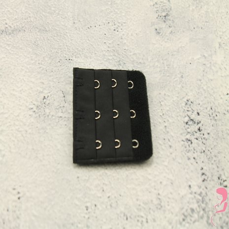 Op en Top BH Verlengstuk / Verlenger 3 Haaks Zwart (per stuk) Op en Top BH Verlengstuk / Verlenger 3 Haaks Zwart (per stuk)