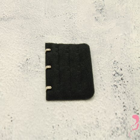 Op en Top BH Verlengstuk / Verlenger 3 Haaks Zwart (per stuk) Op en Top BH Verlengstuk / Verlenger 3 Haaks Zwart (per stuk)