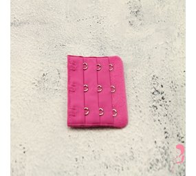 Op en Top Beha Verlenger 3 Haaks Donker Roze (per stuk)