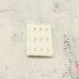 Op en Top Beha Verlenger 3 Haaks Wit (per stuk)