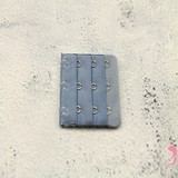 Op en Top Beha Verlenger 3 Haaks BlauwGrijs (per stuk)