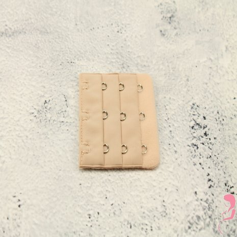 Op en Top BH Verlengstuk / Verlenger 3 Haaks Naturel (per stuk) Op en Top BH Verlengstuk / Verlenger 3 Haaks Naturel (per stuk)