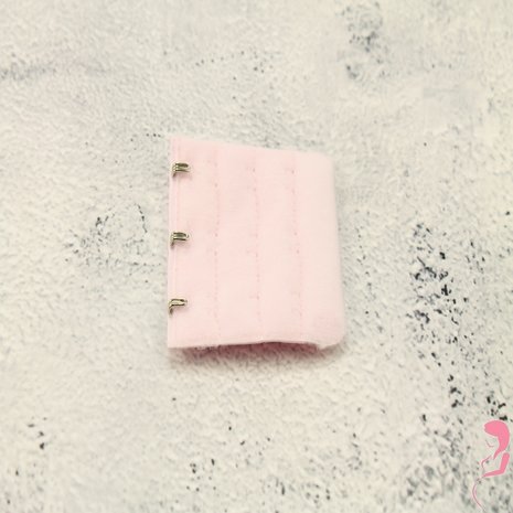 Op en Top BH Verlengstuk / Verlenger 3 Haaks Licht Roze (per stuk) Op en Top BH Verlengstuk / Verlenger 3 Haaks Licht Roze (per stuk)