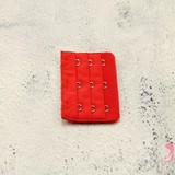 Op en Top Beha Verlenger 3 Haaks Rood (per stuk)