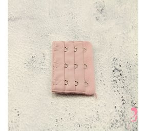 Op en Top Beha Verlenger 3 Haaks Mat Roze (per stuk) Op en Top Beha Verlenger 3 Haaks Mat Roze (per stuk)