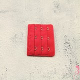 Op en Top Beha Verlenger 3 Haaks Mat Rood (per stuk)