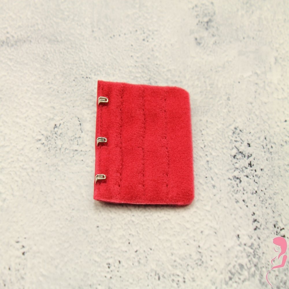 Op en Top BH Verlengstuk / Verlenger 3 Haaks Mat Rood (per stuk) Op en Top BH Verlengstuk / Verlenger 3 Haaks Mat Rood (per stuk)