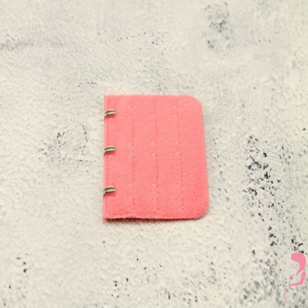 Op en Top BH Verlengstuk / Verlenger 3 Haaks Donker Baby Roze (per stuk)