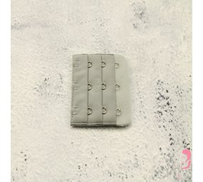 Op en Top Beha Verlenger 3 Haaks Grijs (per stuk)