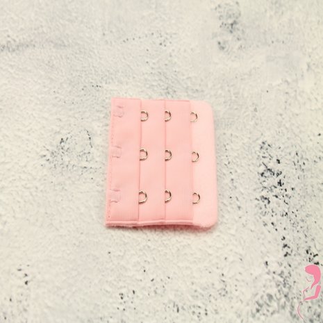 Op en Top BH Verlengstuk / Verlenger 3 Haaks Roze (per stuk) Op en Top BH Verlengstuk / Verlenger 3 Haaks Roze (per stuk)