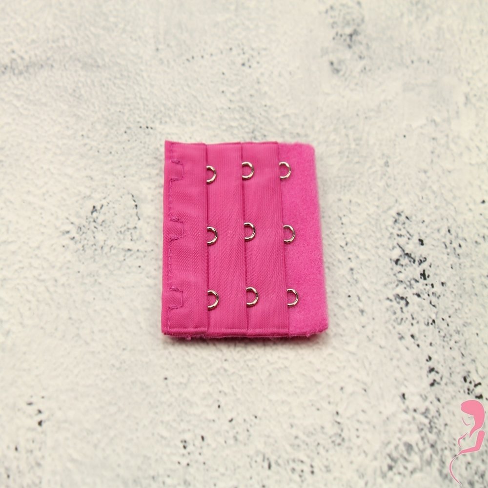 Op en Top BH Verlengstuk / Verlenger 3 Haaks Mat Donker Roze (per stuk) Op en Top BH Verlengstuk / Verlenger 3 Haaks Mat Donker Roze (per stuk)