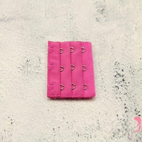 Op en Top BH Verlengstuk / Verlenger 3 Haaks Mat Donker Roze (per stuk) Op en Top BH Verlengstuk / Verlenger 3 Haaks Mat Donker Roze (per stuk)