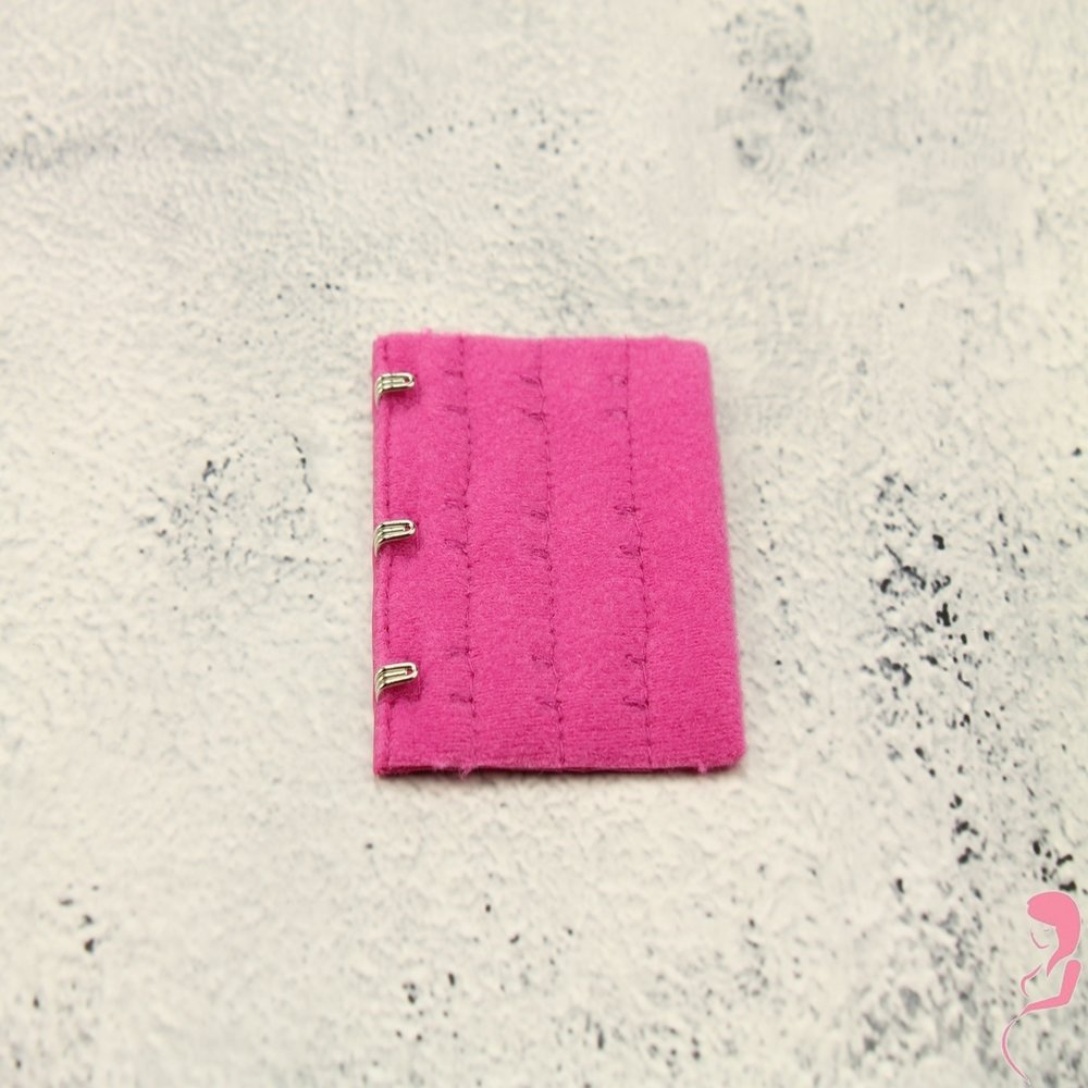 Op en Top BH Verlengstuk / Verlenger 3 Haaks Mat Donker Roze (per stuk) Op en Top BH Verlengstuk / Verlenger 3 Haaks Mat Donker Roze (per stuk)