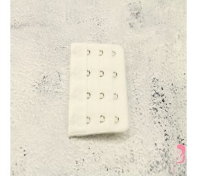 Op en Top Beha Verlenger 4 Haaks Wit (per stuk)