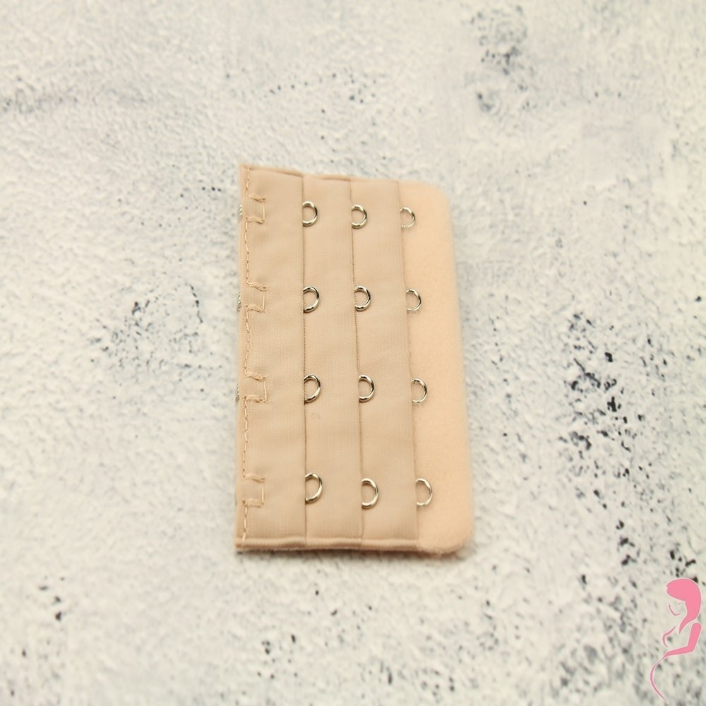 Op en Top BH Verlengstuk / Verlenger 4 Haaks Naturel (per stuk)