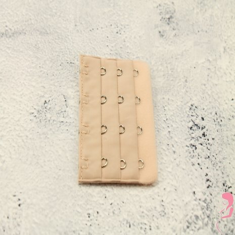 Op en Top BH Verlengstuk / Verlenger 4 Haaks Naturel (per stuk)