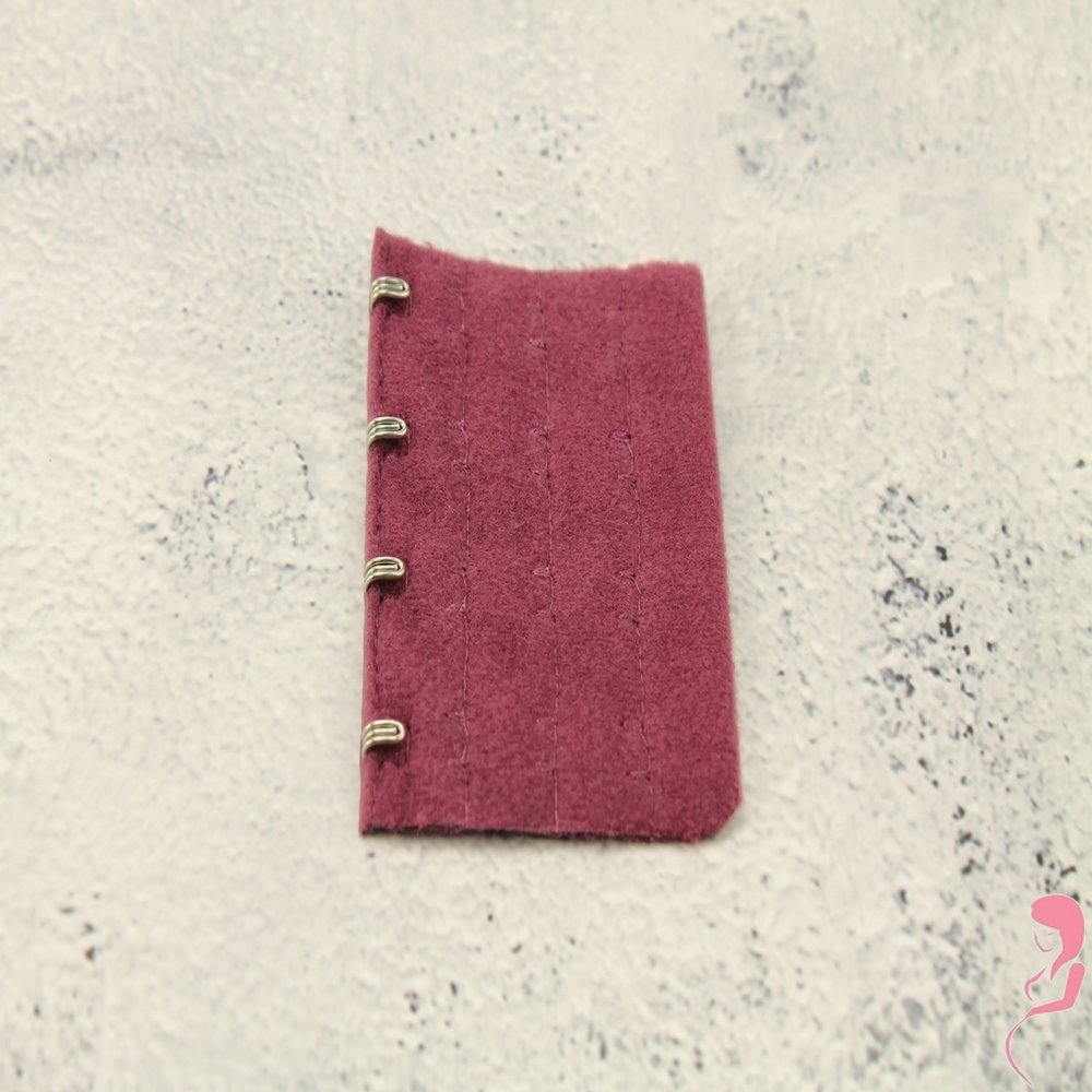 Op en Top BH Verlengstuk / Verlenger 4 Haaks RoodBruin (per stuk)