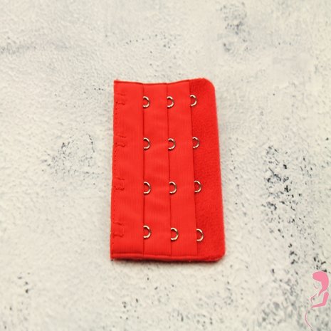 Op en Top BH Verlengstuk / Verlenger 4 Haaks Rood (per stuk) Op en Top BH Verlengstuk / Verlenger 4 Haaks Rood (per stuk)