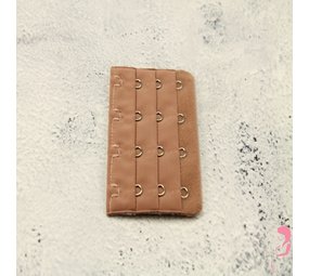 Op en Top Beha Verlenger 4 Haaks Bruin (per stuk)