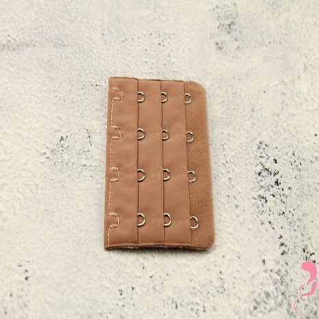 Op en Top BH Verlengstuk / Verlenger 4 Haaks Bruin (per stuk) Op en Top BH Verlengstuk / Verlenger 4 Haaks Bruin (per stuk)