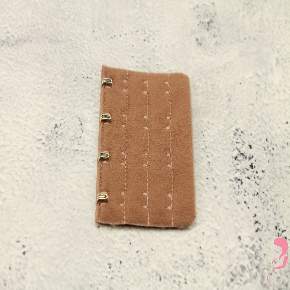 Op en Top BH Verlengstuk / Verlenger 4 Haaks Bruin (per stuk) Op en Top BH Verlengstuk / Verlenger 4 Haaks Bruin (per stuk)