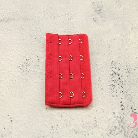 Op en Top BH Verlengstuk / Verlenger 4 Haaks Mat rood (per stuk) Op en Top BH Verlengstuk / Verlenger 4 Haaks Mat rood (per stuk)