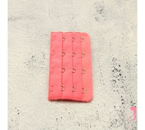 Op en Top Beha Verlenger 4 Haaks Donker Baby Roze (per stuk)