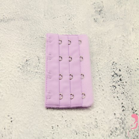 Op en Top BH Verlengstuk / Verlenger 4 Haaks Lila (per stuk)