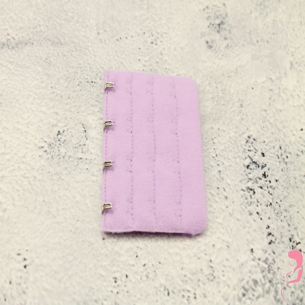 Op en Top BH Verlengstuk / Verlenger 4 Haaks Lila (per stuk)