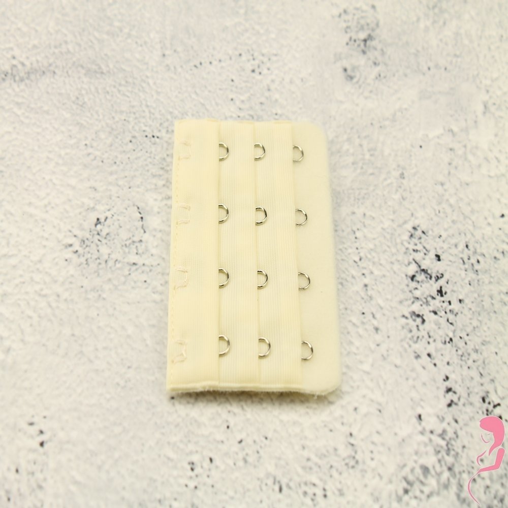 Op en Top BH Verlengstuk / Verlenger 4 Haaks Creme (per stuk)