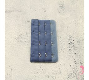 Op en Top Beha Verlenger 4 Haaks Donker Blauw (per stuk)