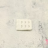 Op en Top Beha Verlenger 2 Haaks Wit (per stuk)