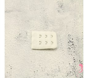 Op en Top Beha Verlenger 2 Haaks Wit (per stuk)