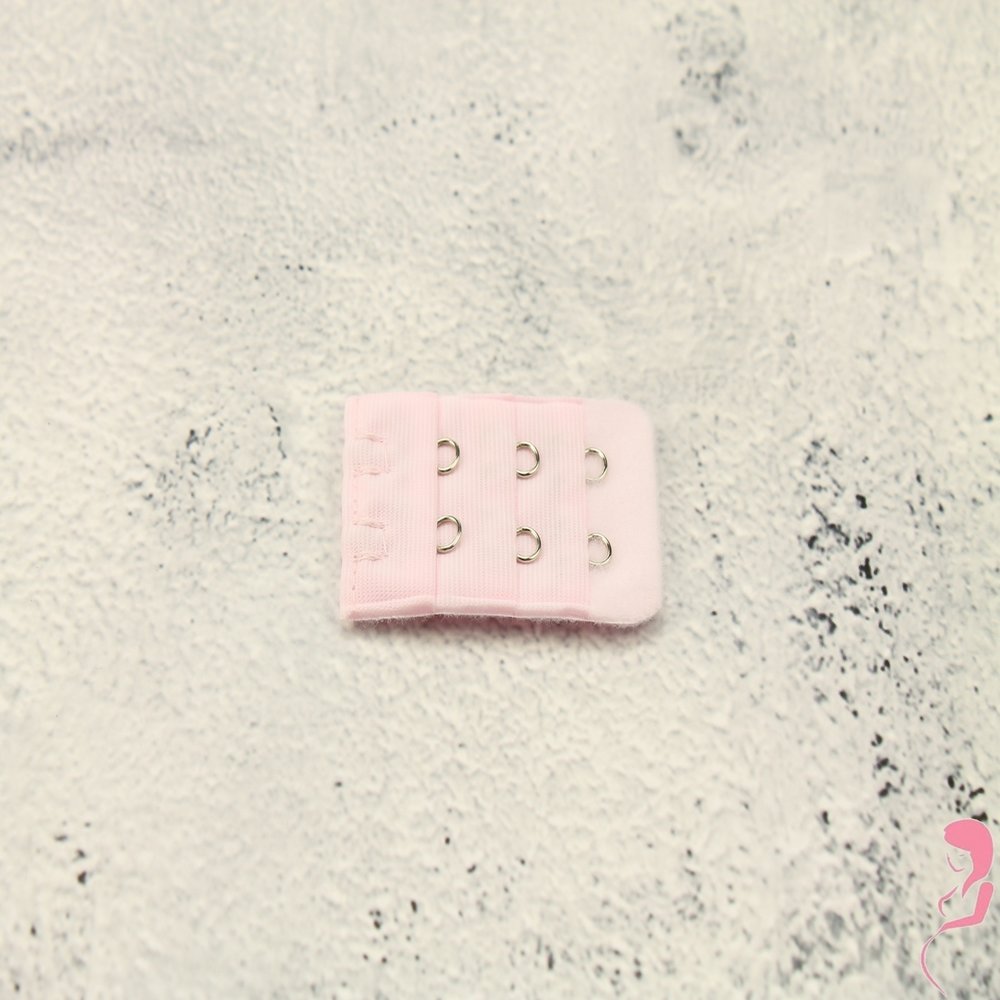 Op en Top BH Verlengstuk / Verlenger 2 Haaks Licht Roze (per stuk)