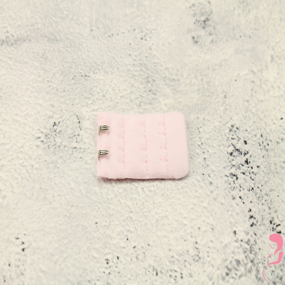 Op en Top BH Verlengstuk / Verlenger 2 Haaks Licht Roze (per stuk)