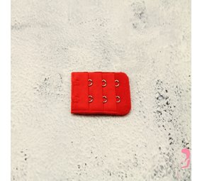 Op en Top Beha Verlenger 2 Haaks Rood (per stuk)