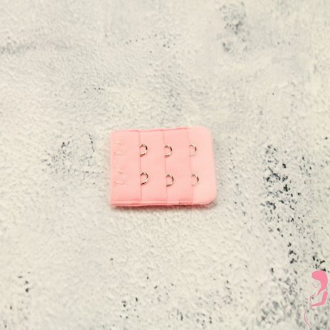 Op en Top BH Verlengstuk / Verlenger 2 Haaks Roze (per stuk)