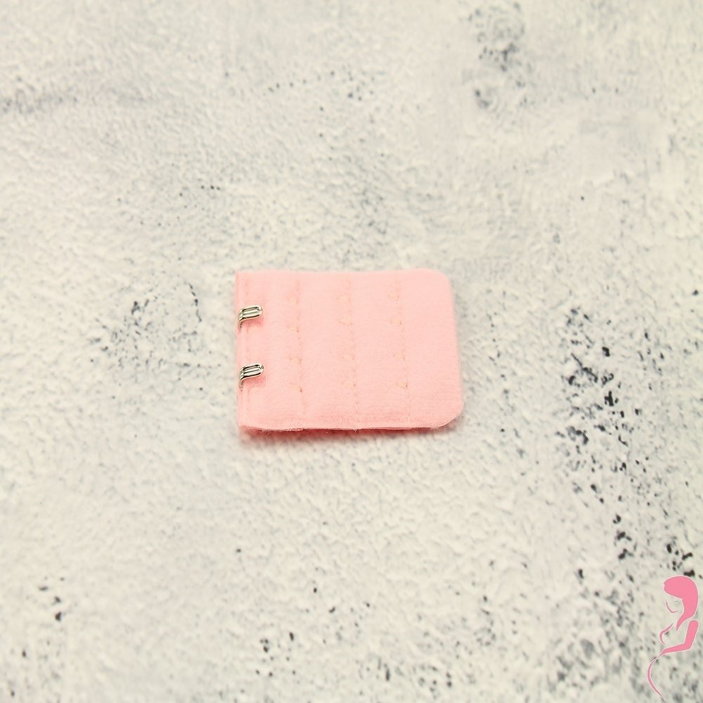 Op en Top BH Verlengstuk / Verlenger 2 Haaks Roze (per stuk)