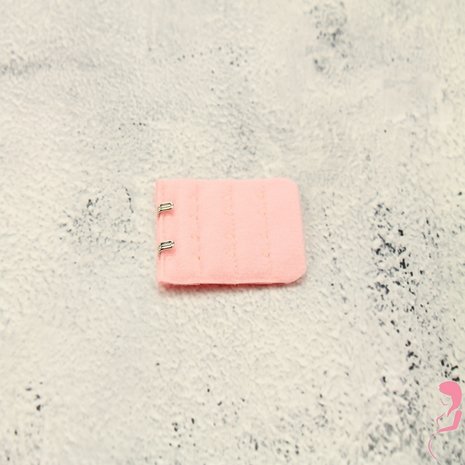 Op en Top BH Verlengstuk / Verlenger 2 Haaks Roze (per stuk)