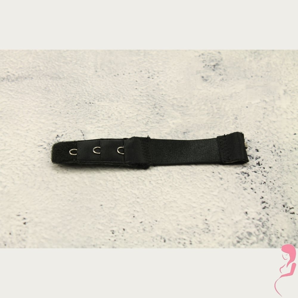 Op en Top Beha Verlenger 1 Haaks Zwart met Elastiek (per stuk) Op en Top Beha Verlenger 1 Haaks Zwart met Elastiek (per stuk)