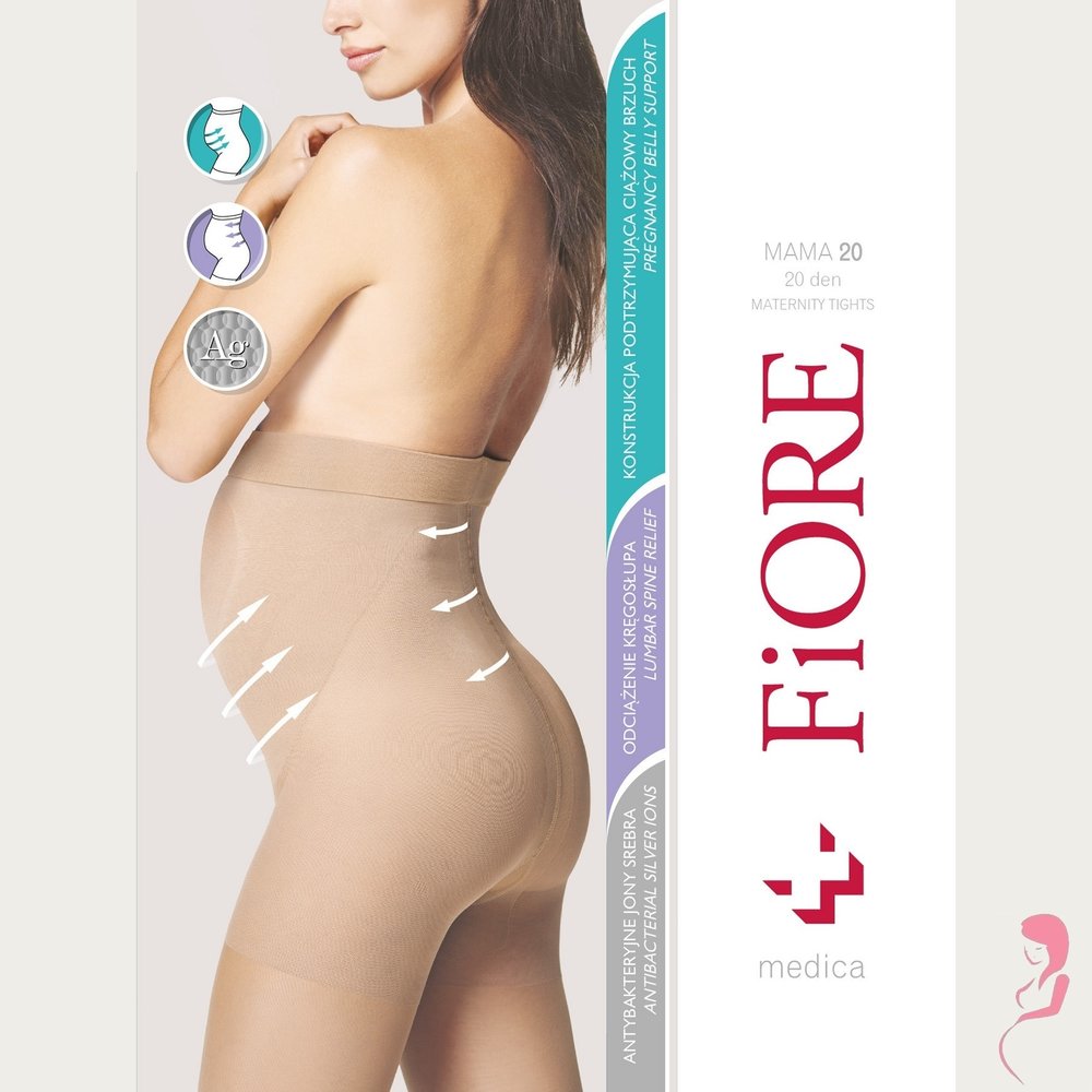 Fiore Zwangerschapspanty Mama 20 den tan Fiore Zwangerschapspanty Mama 20 den tan