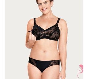 Anita Slip Black met kant