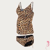 Mamalicious ZwangerschapsTankini Sheyla Wrap Leopard