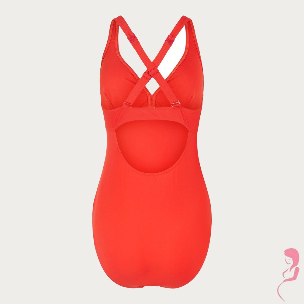 Mamalicious ZwangerschapsBadpak / PositieBadpak Josefine Bow Red