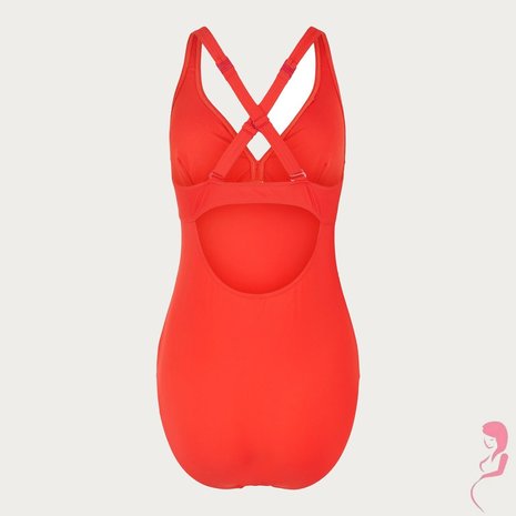 Mamalicious ZwangerschapsBadpak / PositieBadpak Josefine Bow Red